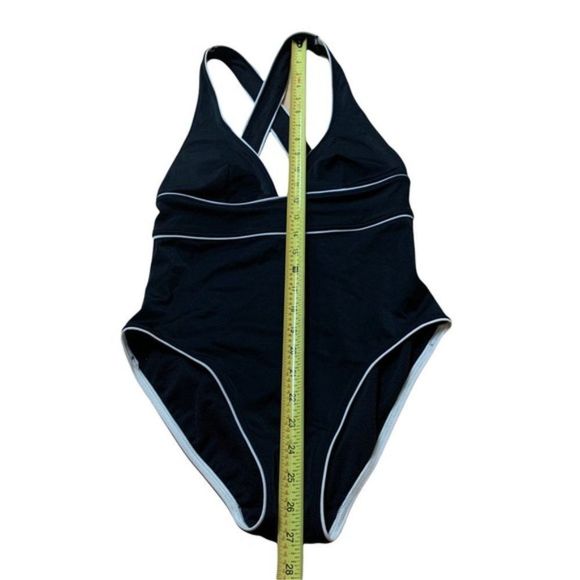 Joe Fresh Black one piece bathing suit size small - Picture 7 of 8